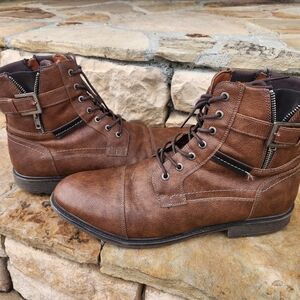 Mens Amapo Casual Boot, Size 47/13, Brown